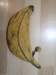 Feder Tasche Kosmetik Tasche banana style neu